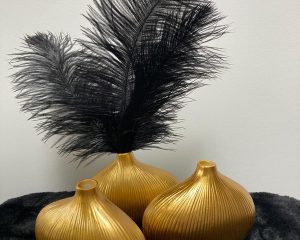 Goudkleurige vaasjes - Hoogte 10cm - €2,00 / stuk 20 stuks